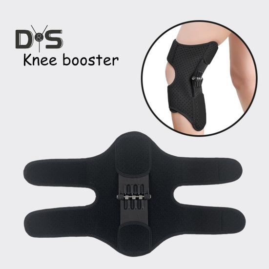 Knee Assistive Device Knee Protection Booster Brace Breathable Joint Support Spring Stabilizer Sports Knee Pads for Running Hiking