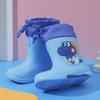 Kids' Warm Non-Slip Cartoon Rain Boots - Cute and Cozy for Boys and Girls