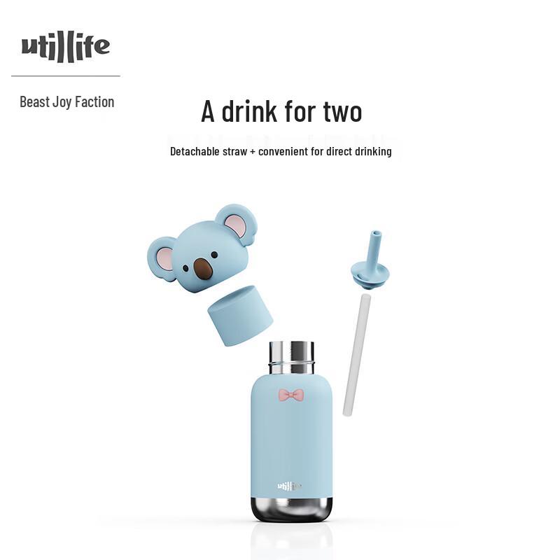 Utillife 450 мл Термобутылка из нержавеющей стали 316L Ленивец