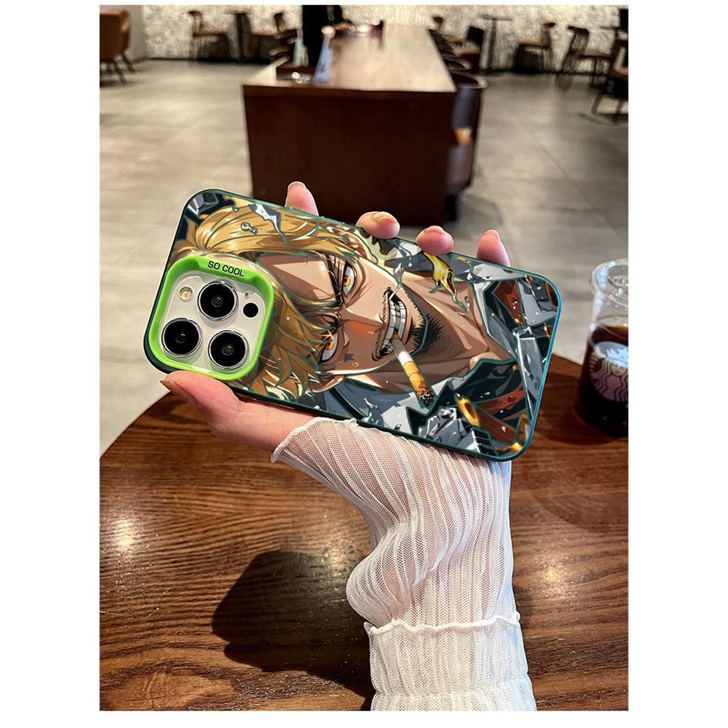 Чехол для телефона One Piece Санджи Cool Art из прозрачного ТПУ для iPhone 15 Pro Max и Samsung Galaxy S24 Ultra, ударопрочный чехол