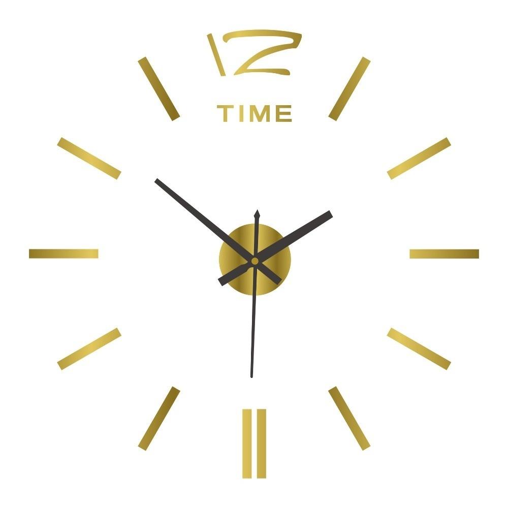 Frameless 3D Wall Clock Battery Operated Wall Clock Decor Modern DIY Clock Kit Office Decoration