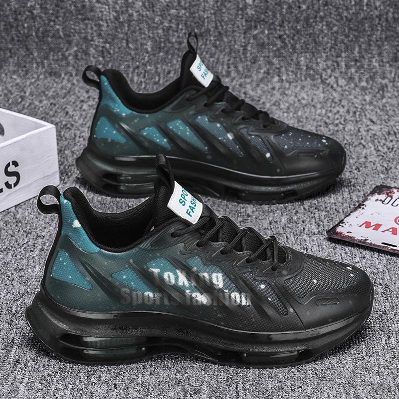 Мода Мужская повседневная обувь Спортивные кроссовки Прочная подошва Новые модные кроссовки Мужские кроссовки Сетчатые дышащие туфли Zapatillas