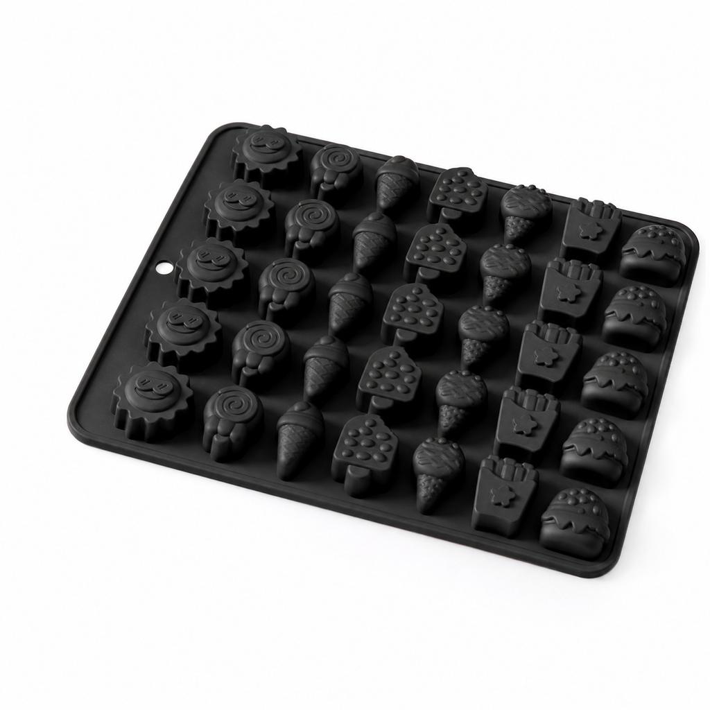 Силиконовая форма для конфет и шоколада, многоразовая, для DIY, ручной работы, для выпечки, гибкая, антипригарная, мягкая, форма для конфет и шоколада для домашней кухни