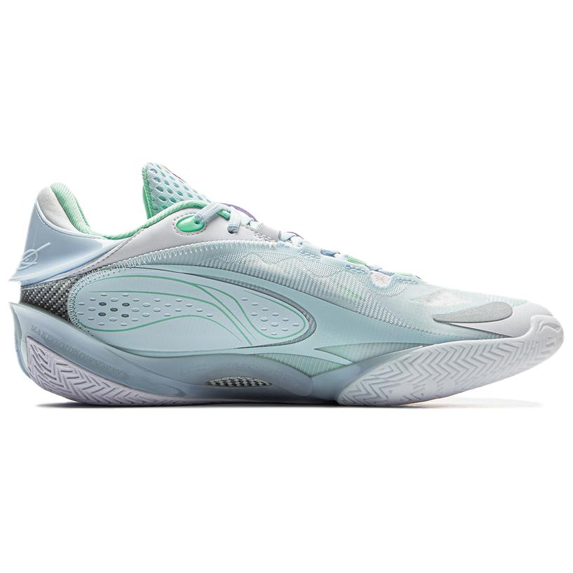 Li Ning Wade 808 5 ULTRA Износостойкие и легкие Низкие баскетбольные кроссовки Мужские Белый Синий Зеленый ABAV015-3