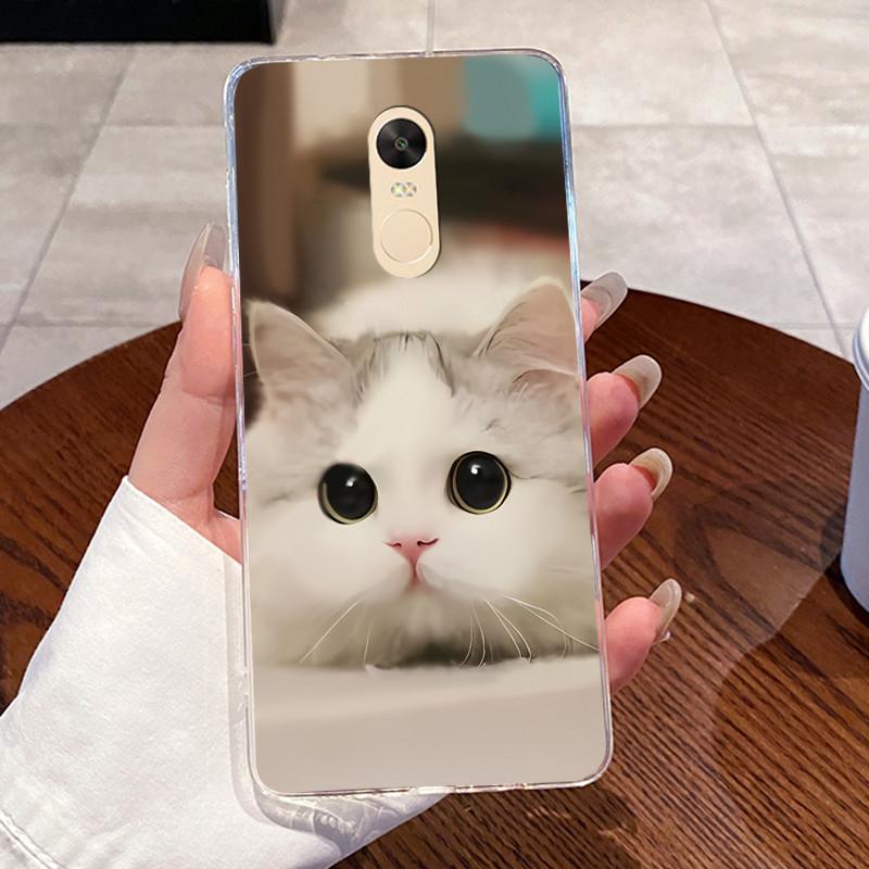 Чехол для Xiaomi Redmi Note 4 Note 4x Capa Coque Прозрачный Силиконовый Желе Мягкий ТПУ Задняя Крышка Милый Кролик Кошка Динозавр Чехол для Телефона