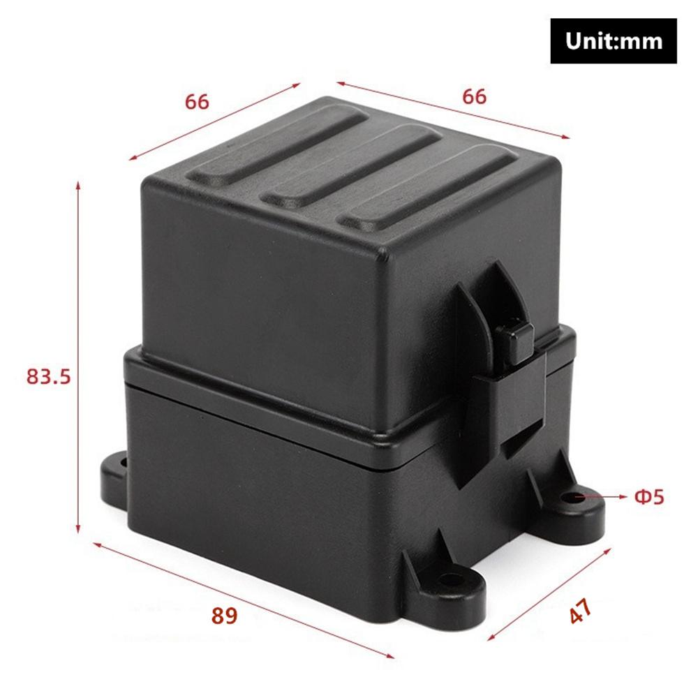 12V 3-Way Fuse Relay Box with 4-Pin 40A Relays and Fuses For Car Truck Universal
