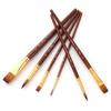 Edenstall Professional Watercolor Brush Brown 6-piece Set, 1 Set, Korean Toy Supplies
