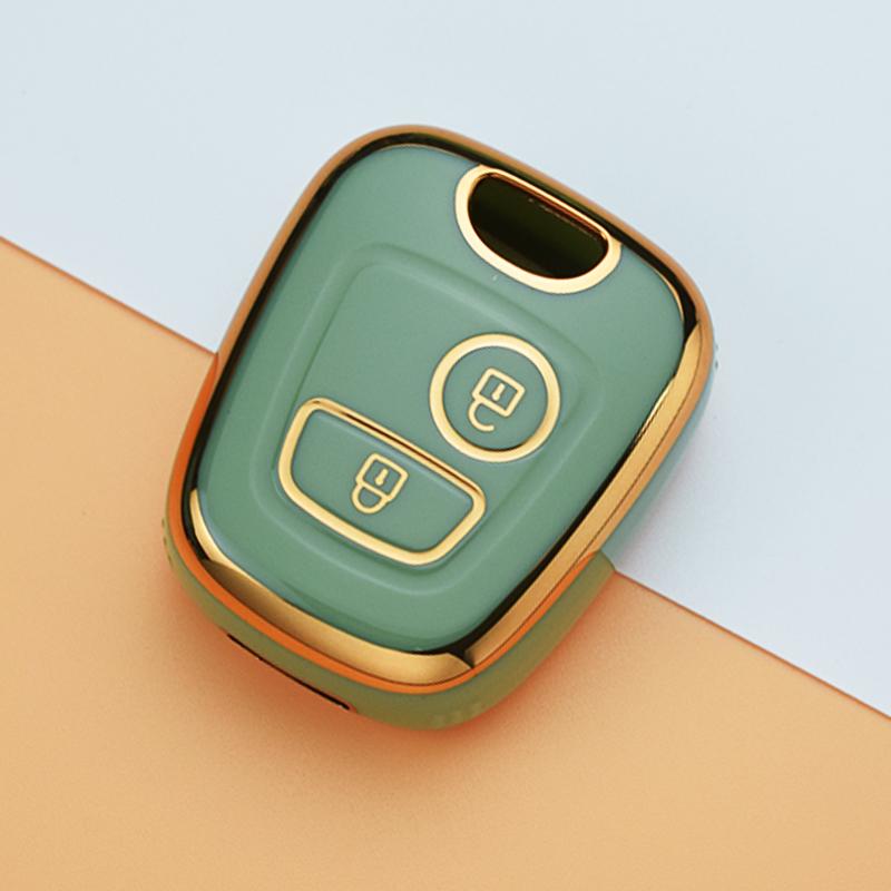 Новый чехол для ключей из ТПУ для Peugeot 106 107 206 207 306 307 406 407 для Citroen C1 C4, защитная крышка для дистанционного управления, аксессуары