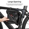 ROCKBROS Bicycle Frame Bag, Triangle Bag, Top Tube Bag for Mountain and Road Bikes, Water-Repellent, Large Storage Capacity