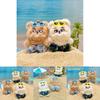 Bold Bear Glasses Plush Keychain Pair For Couples Gift Anime Lover
