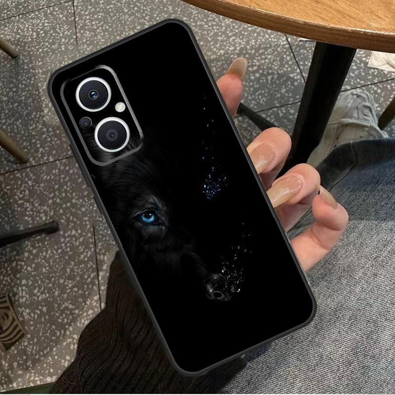 Чехол Wolf для OPPO Reno 14 13 12 11 10 Pro 8T 11F 12F 13F 14F 7 8 Lite OPPO Find X8 X6 X5 X9 Pro
