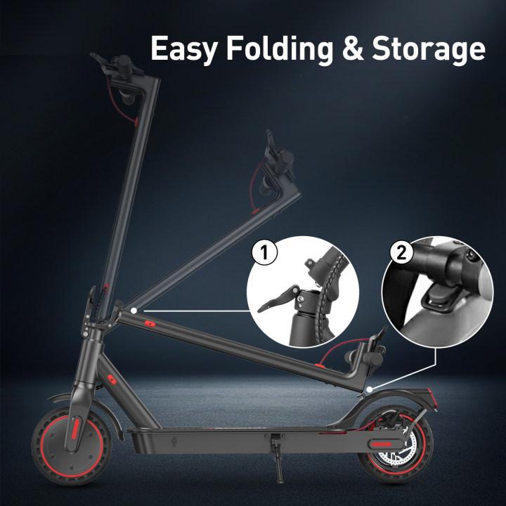 iScooter i9 Foldable Electric Scooter 350W Motor 36V7.5Ah Battery Max Speed 30km/h 8.5 Inch Honeycomb Tire