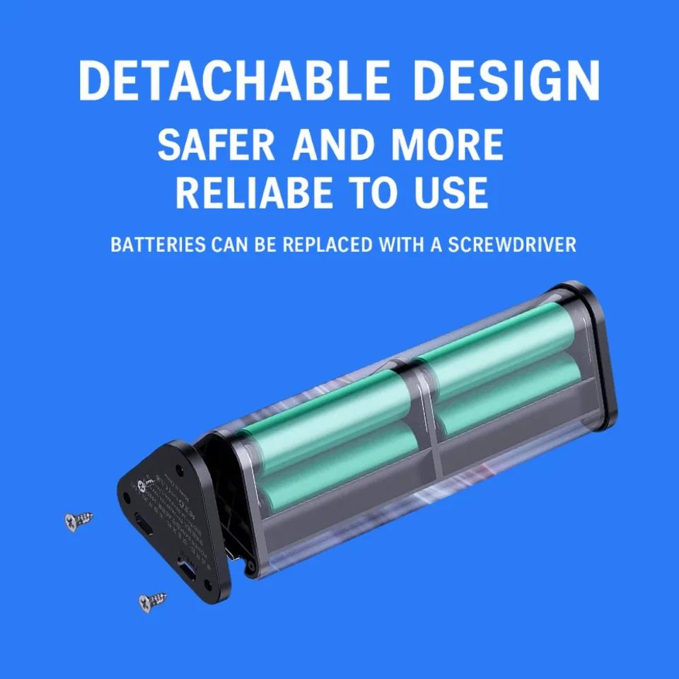22.5 Вт 6*18650 Корпус повербанка Прозрачный корпус Быстрая зарядка Держатели Кейсы Съемный Аккумулятор Зарядный Бокс для хранения без аккумулятора