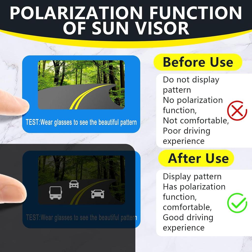 Козырек от солнца для внедорожника, Удлинитель козырька от солнца для автомобиля, Легко крепится, UV400, Защита от бликов, Защищает от бликов, УФ-лучей, Снежной слепоты Для безопасного вождения, Универсальный
