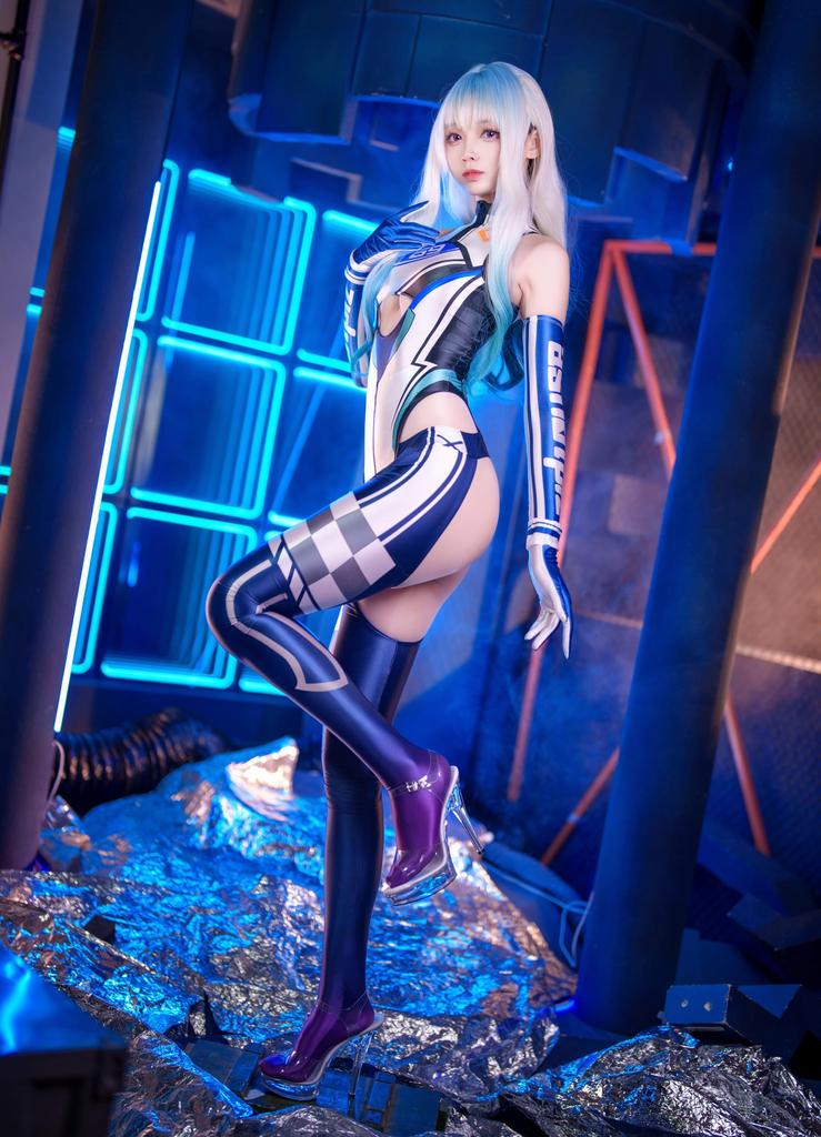 Сексуальный блестящий костюм королевы гонок с нарукавниками и простой костюм на все тело для женщин и костюм для косплея LOST-G Перчатки, Взрослые, Купальник, (М, БЕЛЫЙ)