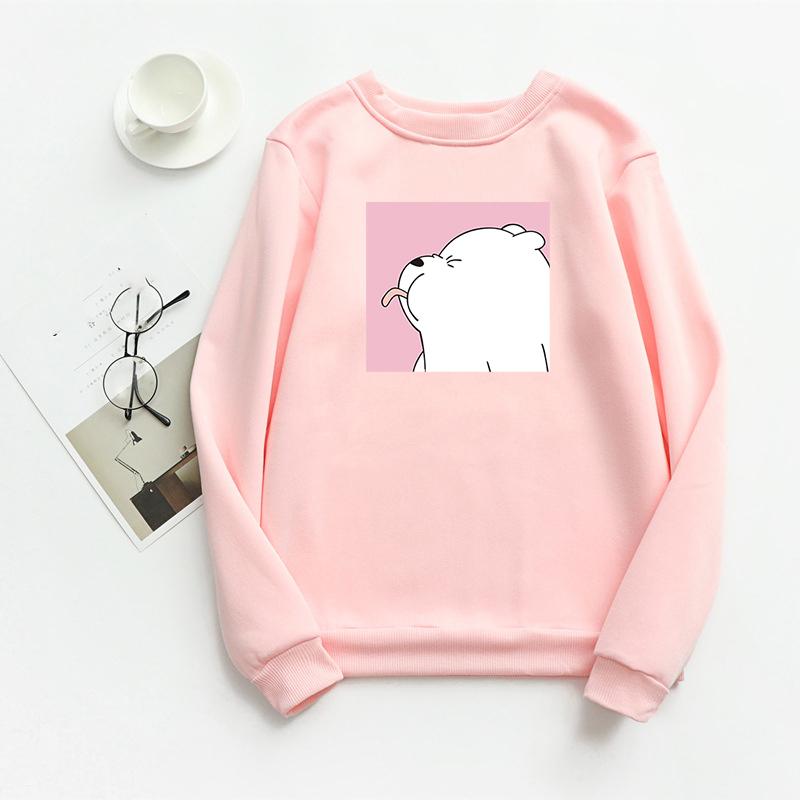 TWINFLAMES Новая толстовка с капюшоном для женщин, свободный шерстяной свитшот, повседневный топ с длинными рукавами, принтованный воротник O, свободный повседневный джемпер с длинными рукавами