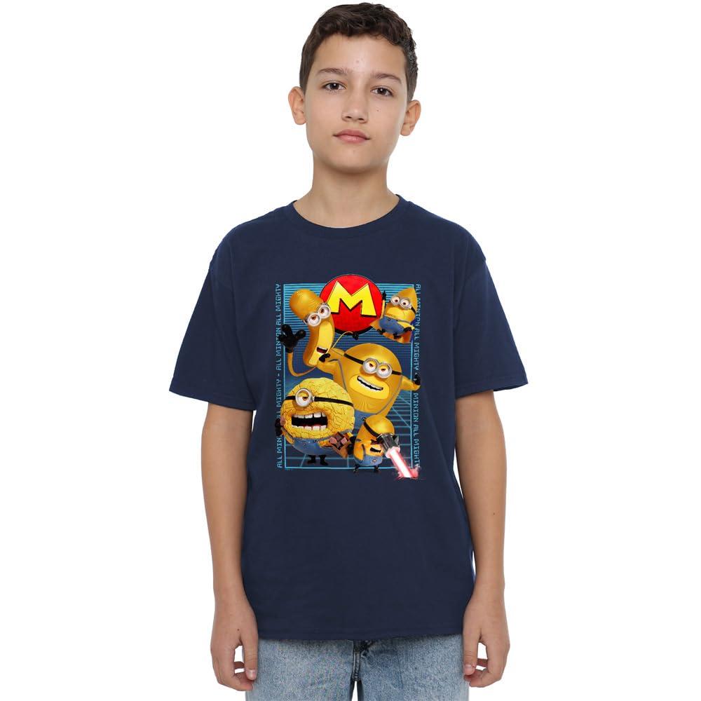 Гадкий Я 4 Детская/Детская футболка Mega Minions Grid