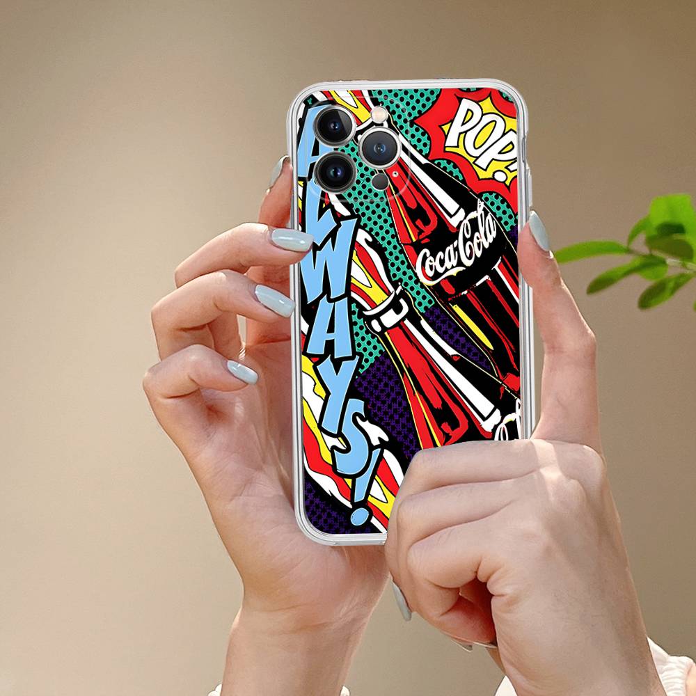 Hot C-Coca Drinks C-Cola Phone Case For IPhone 17 16 14 11 12 13 15 Pro Max 14 Plus 17 Air Cover
