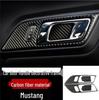 Комплект отделки салона из углеродного волокна для Ford Mustang: Консоль, Рулевое колесо, Рычаг переключения передач, Воздуховод