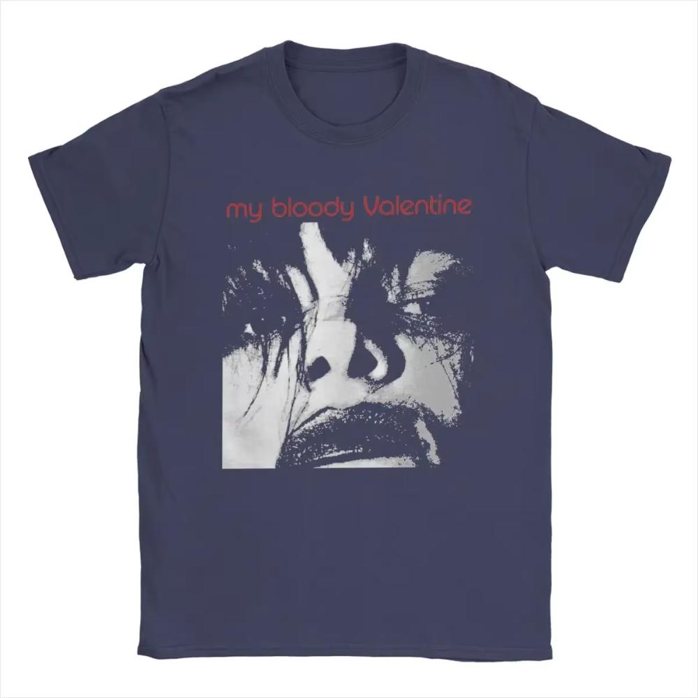 Funny My Bloody Valentine Printed T-Shirts for Men Women Crewneck Cotton Fashion T Shirt Short Sleeve Tee Shirt Classic Tops
