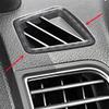 Наклейки из углеродного волокна, автомобильные вентиляционные отверстия, вентиляционные отверстия для кондиционера, модификация, накладка, полоса для Ford Explorer, внутренняя часть автомобиля