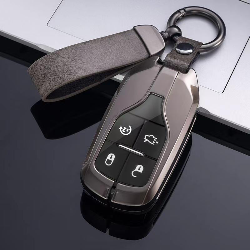 Металлический сплав Чехол для ключа автомобиля Защитная оболочка Держатель Набор Для Maserati Ghibli President Grecale Levante GranTurismo Quattroporte