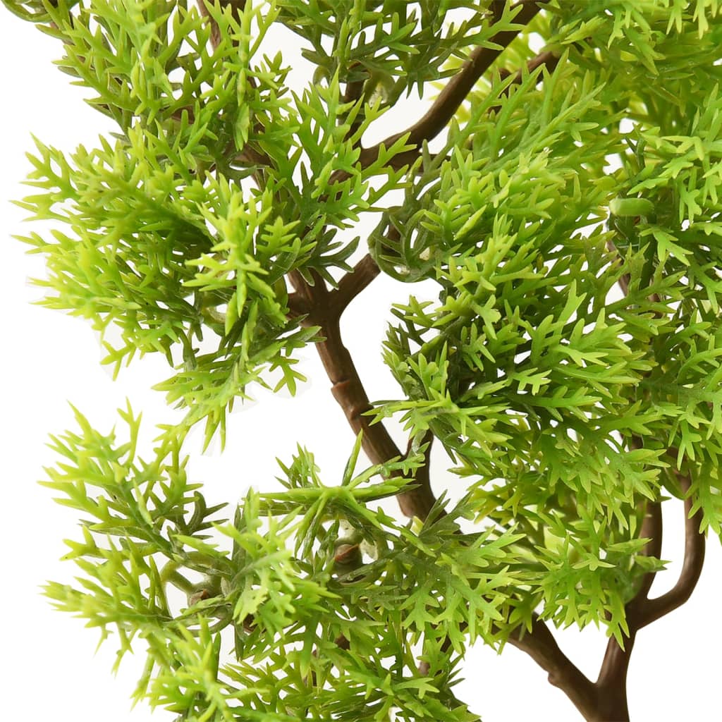 Artificial Bonsai Cypress with Pot 60 cm Green