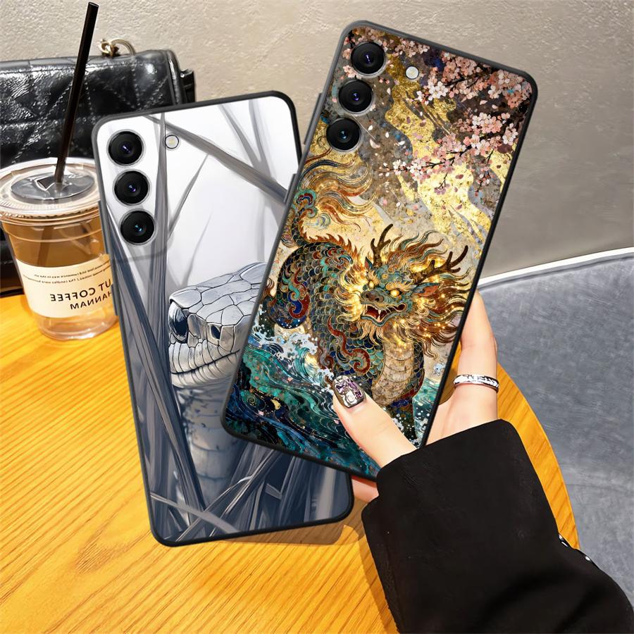 Крутой чехол с драконом для Samsung Galaxy A15 A12 A06 A17 A50 A16 A40 A70 A05 A04 A13 A20 Funda Чехол для телефона