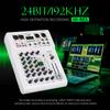PRMX-6 Audio Mixer, DJ Mixer with 5.0 BT, 99 DSP Digital Reverb, USB Recording, Studio Quality 24bit/192khz for Studio, Live