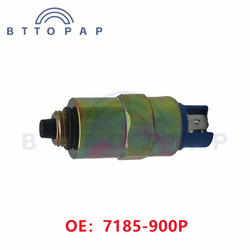 24V Fuel Shutoff Pump Solenoid 7167-620C HPS103 7185-900T 7185-900P 26420472 7167-620D Engines Components For Cav Dpa Dps Perkin