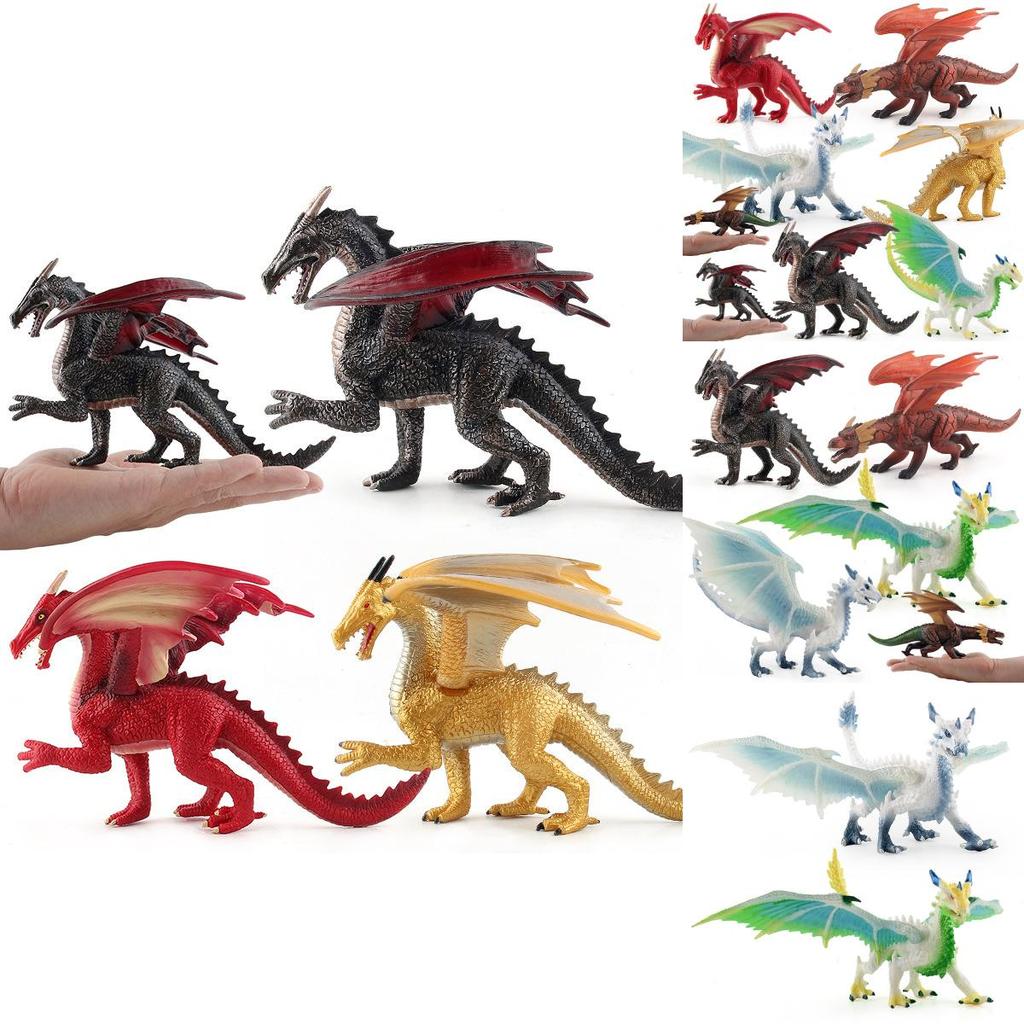 Lifelike Dinosaur Model Toys Crafted From High-quality Pvc Material Featuring Stunning Fire Rock And Ice Snow Designs For Kids