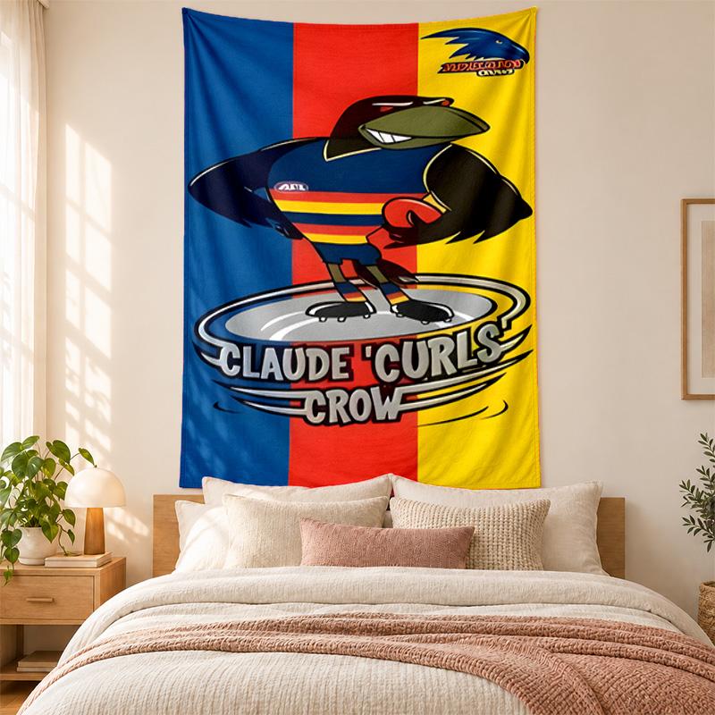 Adelaide Crows Tapestry highquality for decorating living room bedroom dorm walls ideal as bedroom wallart orholiday gift