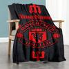 Manchester Customize Text Blanket Multi-purpose Personalized Blanket Durable Comfort Suitable for Seaside Couch Livingroom Bed Four Seasons Universal