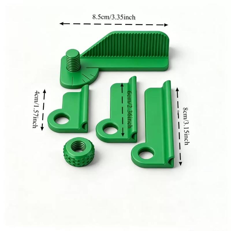 Drill Guide Jig 5 Angle Adjustable 3D Printing Precision Positioning Easy Use DIY Tool for Small Woodworking Projects Repair
