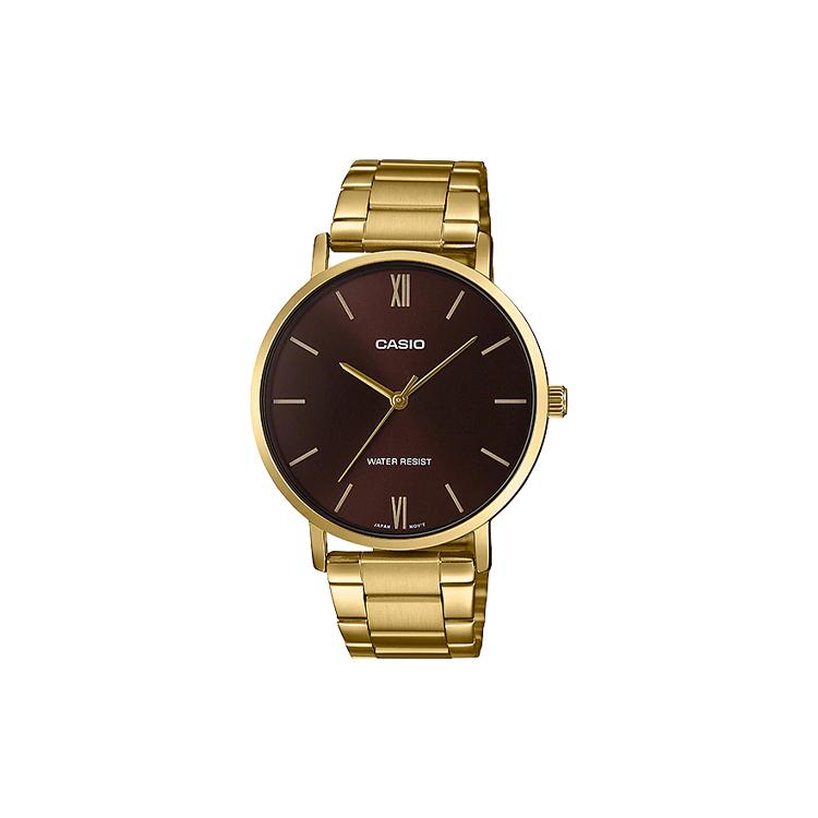 Casio Мужские Стандартная серия Кофейные часы MTP-VT01G-5B MTP-VT01G-5B
