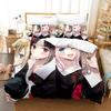 3D Printed Anime Kaguya-sama Love is War Bedding Set Bedroom Soft Modern Bedspreads Comefortable Duvet Cover Quilt Pillowcase