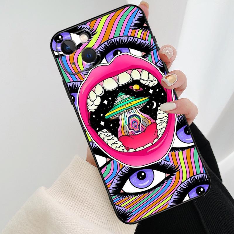 Милый инди-хиппи чехол для телефона для iPhone 11 12 13 14 15 16 Pro XS Max Mini Чехол для iPhone X XR Plus Задняя крышка