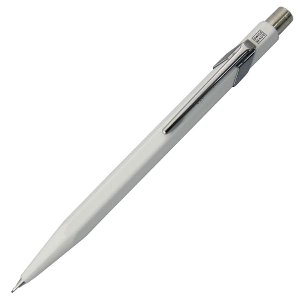 Caran Mechanical Pencil 849 Collection Classic Line White Official Import d'Ache 0844-001 0.7mm
