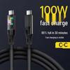 Быстрозарядный кабель 120 Вт двойного типа Type-C, совместимый с телефонами Huawei, Apple, Samsung и Honor