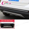 Stainless Steel Rear Door Bumper Trim Decorative Strips for Volkswagen VW T-Cross Tcross 2018 - 2023 Car Decoration