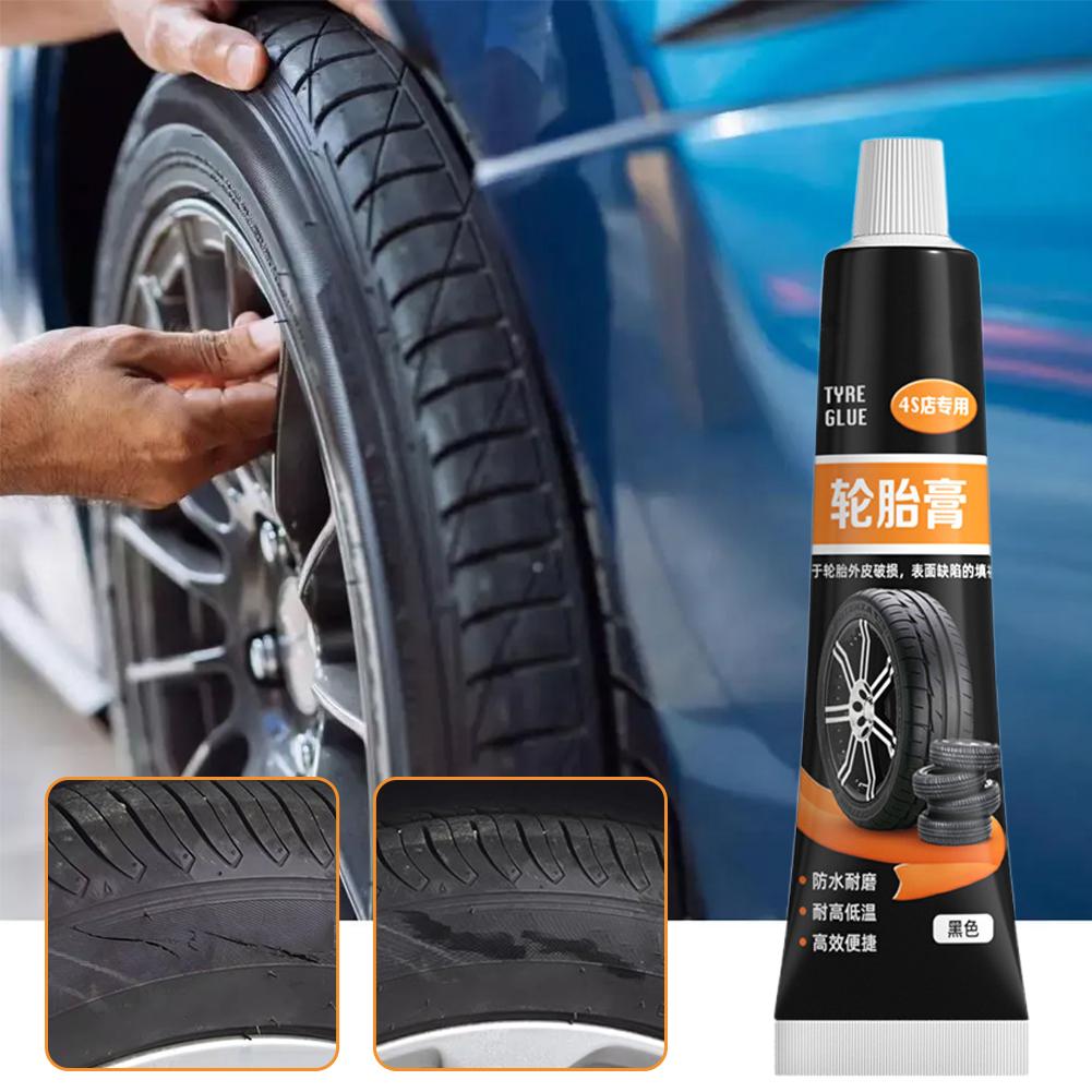 30g Universal Car Tire Repair Glue Rubber Glue Kits Sidewall Tire Tire Auto Tools Repai L8V2