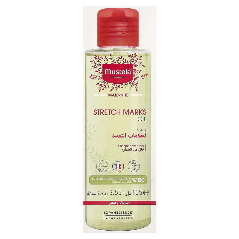 Stretch Marks Oil, Fragrance-Free, 3.55 fl oz (105 ml)