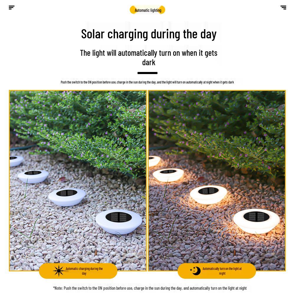 Waterproof Solar Garden & Courtyard Step Lights for Outdoor Decoration
