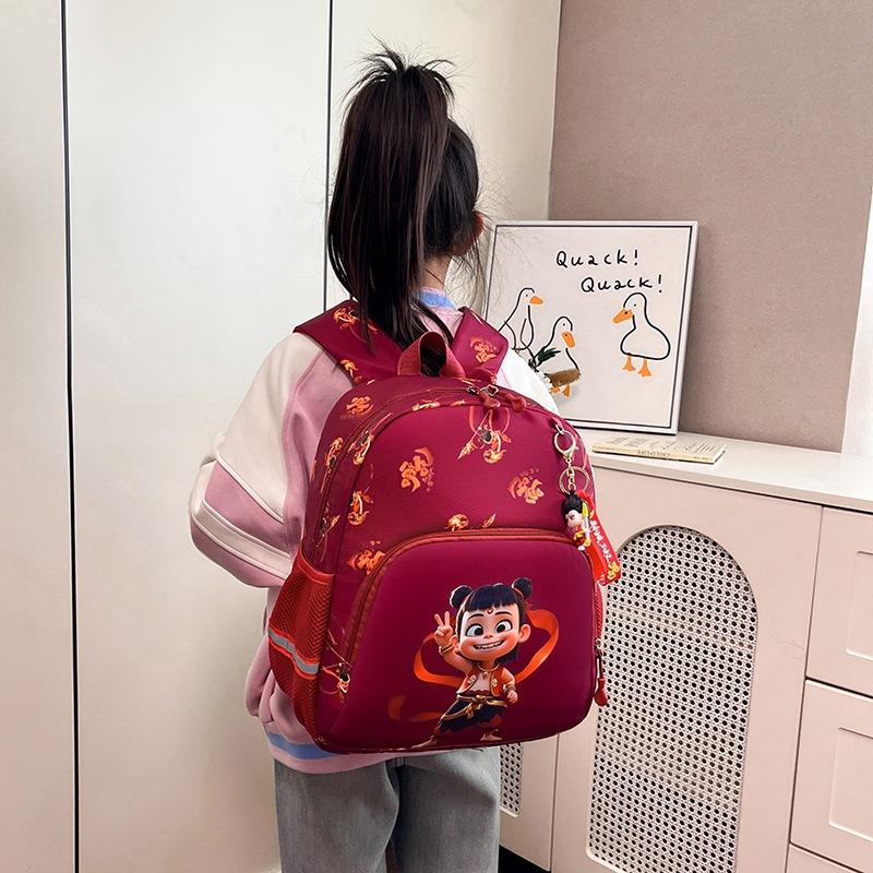 National Manga Cartoon Boys And Girls Backpack Fashion Large Capacity Primary School Bag Foreign Style Printing Children'S Backpack
