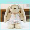 Fragrant Cuter Rabbit Plush Doll With Dress And Bow Decoration For Play Kids