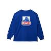 New Era SS22 Однотонная толстовка с принтом логотипа Американская толстовка Унисекс толстовка Синий 13134292