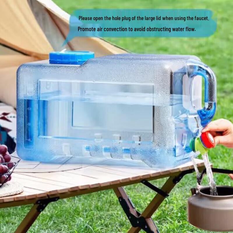Portable Car Water Bucket with Faucet