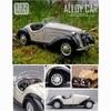 1:32 весы W25K 1936, модель автомобиля, литая под давлением, игрушечная машина, звуки и свет, хобби для коллекции, детские подарки на день рождения, масштабная модель автомобиля