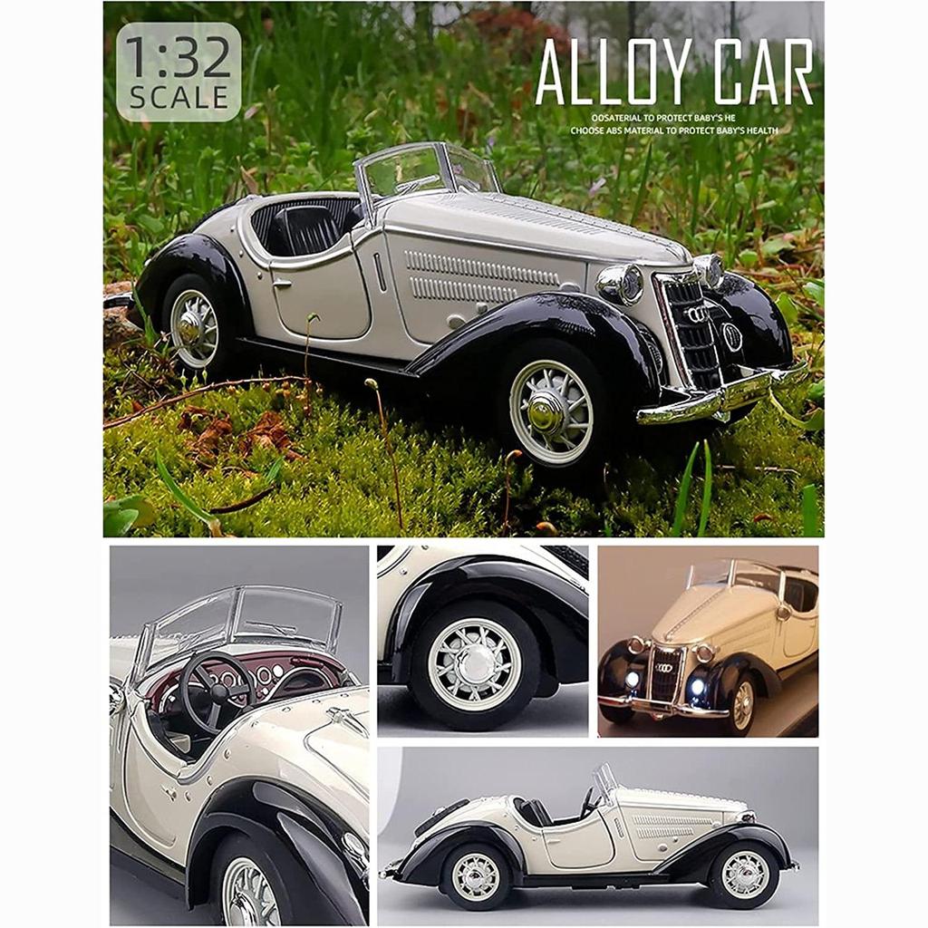 1:32 весы W25K 1936, модель автомобиля, литая под давлением, игрушечная машина, звуки и свет, хобби для коллекции, детские подарки на день рождения, масштабная модель автомобиля