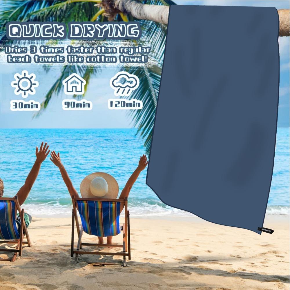 Быстросохнущее полотенце из микрофибры Толстое Спортивное Пляжное полотенце Кемпинг Спортзал Йога Туризм